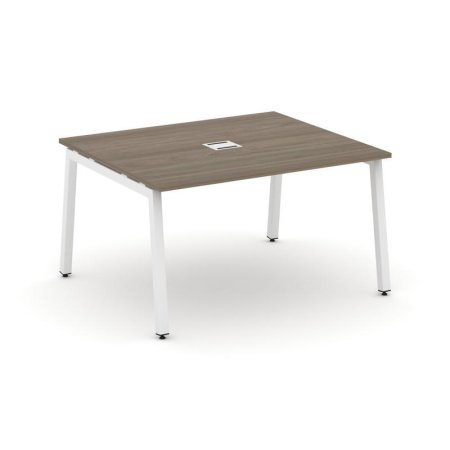 Стол переговорный SN-5A.SPRG-032 (1180х1180х750) (Вяз Благородный/Металл Белый)