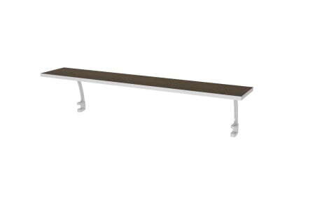 Легкая полка 140 Next 25151 1400x250x339 (Rovere Cafe)