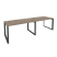 Рабочая станция на О-образном м/к Onix O.MO-RS-2.3.8 2760x800x750 (Тиквуд Темный/Белый Металл)