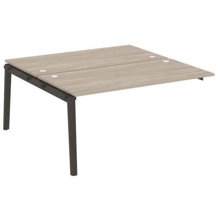 Наборный элемент рабочей станции на деревянных опорах Onix Wood OW.2.NRS-4.8 1580x1635x750 (Дуб Аттик/Дуб Темный)