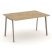 Стол переговорный ES.PRG-1.3-P (1380х980х750) (Тиквуд Светлый/Металл Латте)
