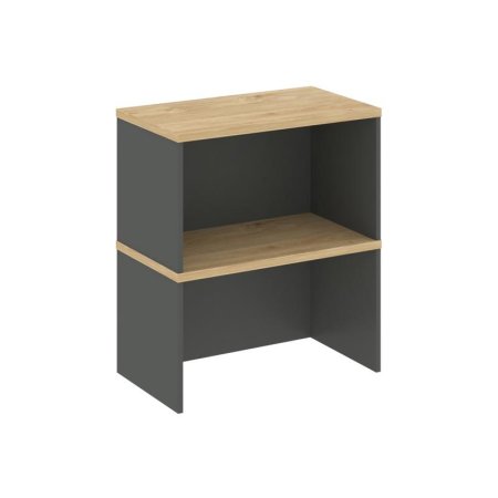 Надставка на тумбу 2 яруса SN.NT-006 (800х400х800) (Антрацит/Тиквуд Светлый)