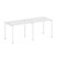 Рабочая станция на 2 раб.места Metal System Style БП.СМ-2.1 2000x720x750 (Дуб Наварра/Серый металл)