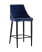 Стул полубарный Коби велюр синий (Стул полубарный Коби синий)