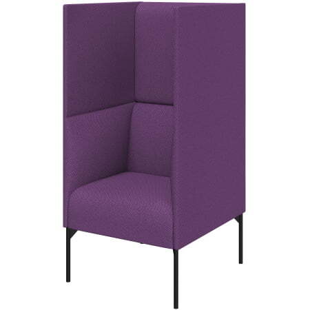Диван Бридж. Кресло высокое. (Кресло высокое sweet_rose_violet)