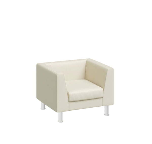 EVA Кресло (БЕЖЕВЫЙ/КОЖА)