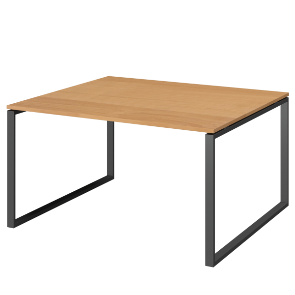 Стол переговорный на металлокаркасе Арго-М АМП.О-003.123 1400x1236x760 (Ольха/Антрацит)
