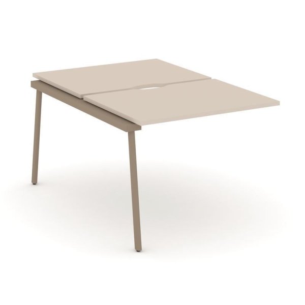 Двойной наборный элемент рабочей станциии ES.2.NRS-1-VP (980х1500х750) (Капучино/Металл Латте)