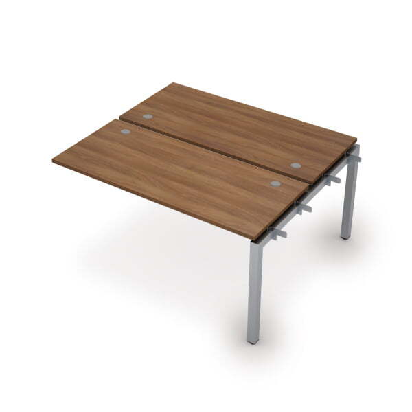 6МБС.5269 Бенч-система на 2 рабочих места, средний модуль (1400x1235x750) (Шамони темный/Алюминий матовый)