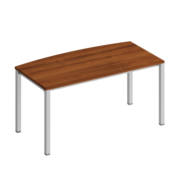 Стол руководителя на металлокаркасе КФ Комфорт КФ К.1141 1600x830x750 (Французский орехСерый)