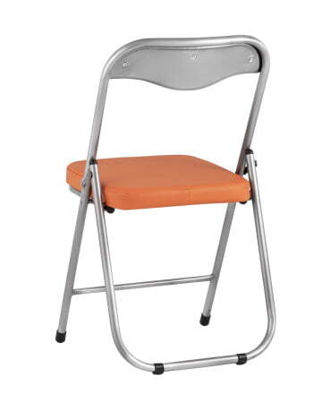 Стул складной ДЖОН металлик, оранжевый (Стул складной Джон оранжевый)