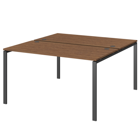 Бенч двойной на 2 рабочих места Арго-М АМБ-005.60 1800x1236x760 (Орех/Антрацит)