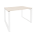 Стол рабочий на О-образном м/к Onix O.MO-SP-2.8 1180x800x750 (Тиквуд Темный/Белый Металл)