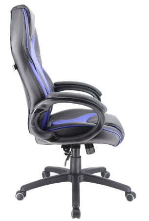Кресло игровое Wing TM Экокожа Синий (Everprof Wing TM Экокожа Синий)