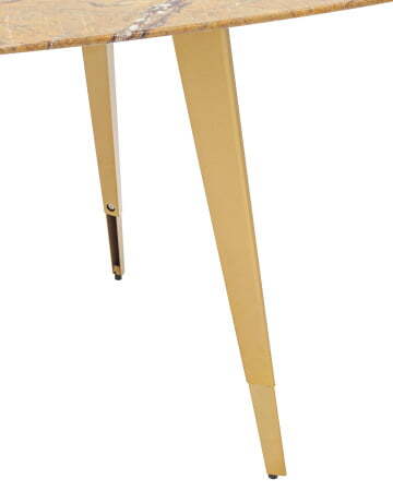 Стол обеденный Ричмонд 100*100 охра стеклянный (Стол обеденный Ричмонд охра)