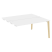 Стол-приставка двойной на деревянных опорах Onix Wood OW.D.SPR-4.7 1580x1475x750 (Тиквуд Светлый/Дуб Темный)