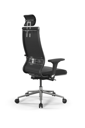 Кресло для руководителя Метта SynchroSit 10 B2-161D - Extra /Km02/Wm12/D02P/H3mL-2D(M24.B23.G18.W03) (Черный)