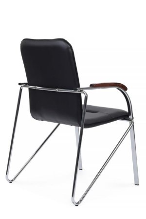 Стул Самба с деревянными подлокотниками SMB-02H Черный (Черный)