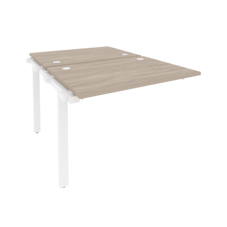 Наборный элемент рабочей станции на м/к Onix O.M-2.NRS-1.7 980x1475x750 (Дуб Аттик/Белый Металл)