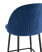 Стул полубарный Логан велюр синий (Стул полубарный Логан синий)