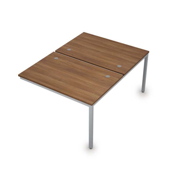 6МБК.288 Сдвоенные бенч-системы, конечный модуль (1200x1635x750) (Шамони темный/Алюминий матовый)