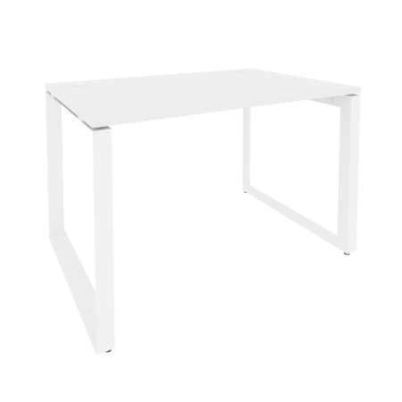 Стол рабочий на О-образном м/к Onix O.MO-SP-2.8 1180x800x750 (Белый Бриллиант/Белый Металл)