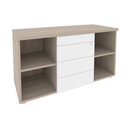 Тумба сервисная с ящиками TIP-ON Onix O.TS-11 TIP 1100x460x598 (Дуб Аттик)