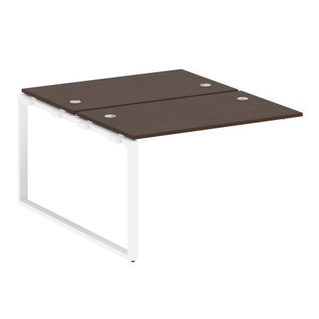 Проходной наборный элемент рабочей станции Metal System Style БО.ПРС-СП-2.2 1200x1475x750 (Венге Цаво/Белый металл)