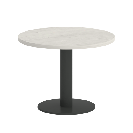 Стол журнальный круглый VR.SP-5-60.1G 600x600x450 (Дуб Наварра/Антрацит Металл)