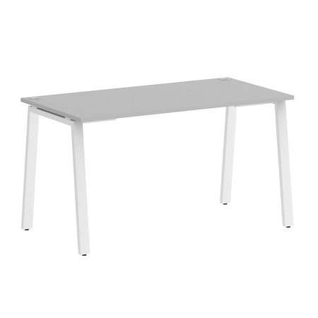 Стол письменный VR.SP-3-138.A 1380x720x750 (Серый/Белый Металл)