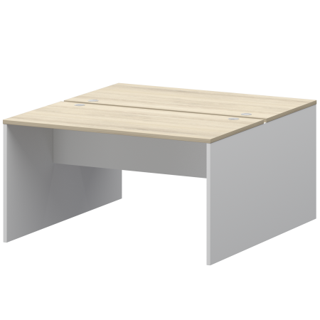 Бенч двойной Смарт СМСР25-2.14.73 1400x1496x750 (Белый/Кронберг)