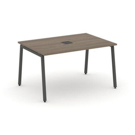 Стол переговорный SN-4A.SPRG-001 (980х980х750) (Вяз Благородный/Металл Антрацит)