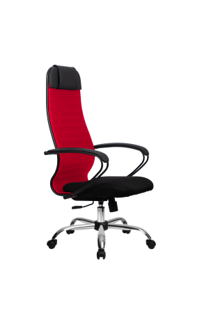 Кресло для руководителя Метта МЕТТА-21(MPRU)/подл.130/осн.003 (Красный)