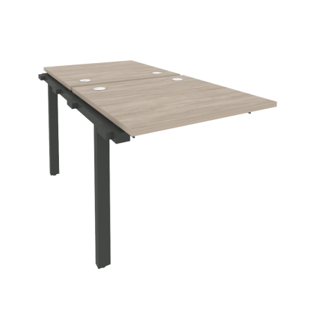 Наборный элемент рабочей станции на м/к Onix O.M-2.NRS-0.8 780x1635x750 (Дуб Аттик/Черный металл)