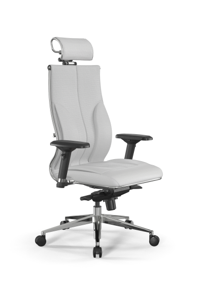 Кресло для руководителя Метта Samurai L2-11D - Infinity /Kc06/Wm06/D04P/H2cL-3D(M06.B32.G11.W03) (Белый)