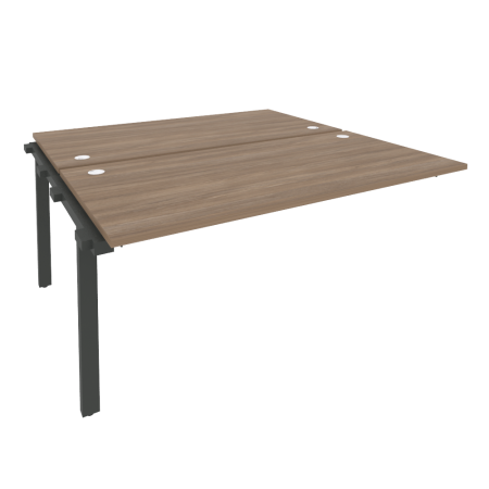 Наборный элемент рабочей станции на м/к Onix O.M-2.NRS-4.8 1580x1635x750 (Дуб Аризона/Черный металл)