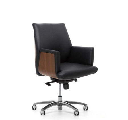 ZEUS/B Кресло для руководителя (Орех светлый | Черный)