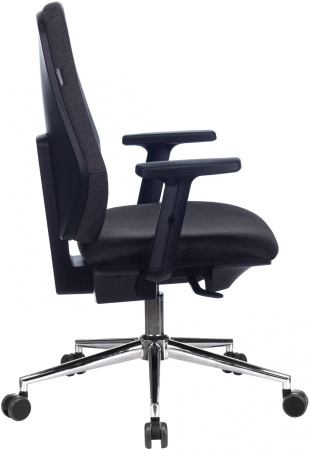 Кресло CH-545SL серый 38-417 крестов. металл хром (Серый)