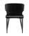 Стул Матео с кантом велюр черный (Стул Матео черный)