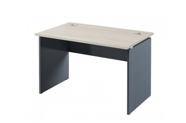 Стол письменный с заглушками Инновация I-22 1200х750х750 (Акация Морава/Антрацит)
