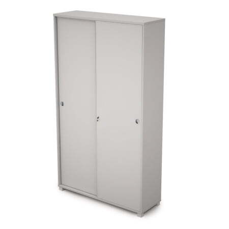 6ШКЗ.015 Шкаф-купе с замком (1200x400x2116) (Белый)