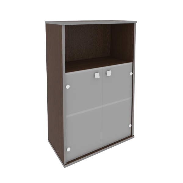 Шкаф широкий средний Style Л.СТ-2.2 778x410x1215 (Венге Цаво)