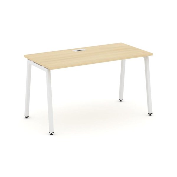 Стол письменный SN-4A.SP-021 (980х800х750) (Акация Лорка/Металл Белый)