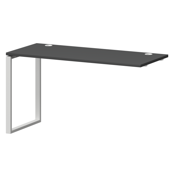 Модуль линейный на металлокаркасе Смарт СМС25-О-14К.60Э.Пр25 1400x600x750 (Графит/Белый)