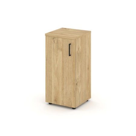 Шкаф низкий узкий SN.STU.E-301(L) (400х400х833) (Тиквуд Светлый)