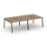 Рабочая станция 2-х сторонняя SN-5A.DRS-032 (2360х1232х750) (Тиквуд Светлый/Металл Антрацит)