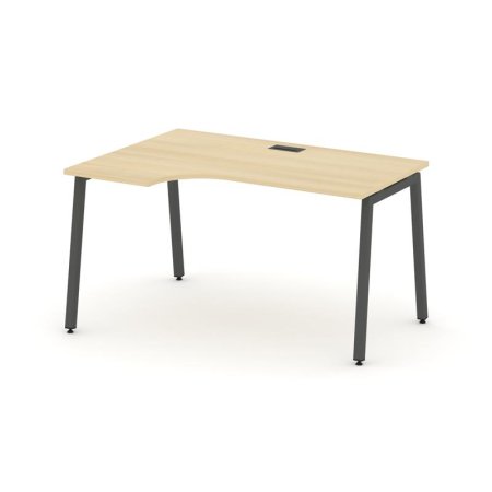 Стол рабочий эргономичный SN-4A.SPA-001(L) (1380х600/980х750) (Акация Лорка/Металл Антрацит)