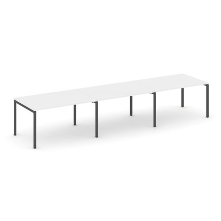 Стол переговорный SN-4P.SPRG-022.3 (3540х980х750) (Белый/Металл Антрацит)