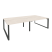 Рабочая станция на О-образном м/к Onix O.MO-D.RS-4.3.7 2760x1475x750 (Тиквуд Темный/Белый Металл)