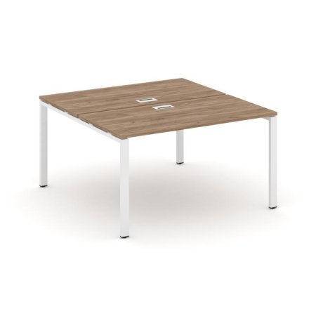 Рабочая станция 2-х сторонняя SN-6P.DRS-021 (980х1632х750) (Дуб Табак/Металл Белый)